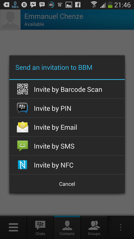 Bbm app for android